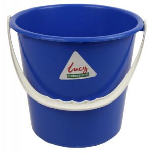Plastic Bucket - Round - Lucy - Blue - 8L (2.1 gal)