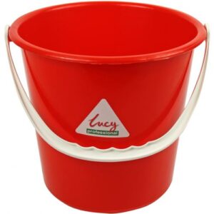 Plastic Bucket - Round - Lucy - Red - 8L (2.1 gal)