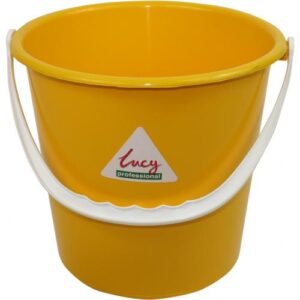 Plastic Bucket - Round - Lucy - Yellow - 8L (2.1 gal)