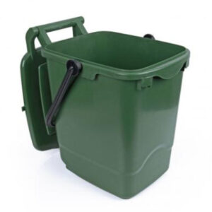 Food Waste Caddy - With Lid - Green - 23L