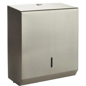 Standard Hand Towel Dispenser - JDS - Synergise Brushed Stainless Steel