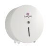 Toilet Roll Dispenser - Midi Jumbo - Coated Metal - Jangro - White - 12"