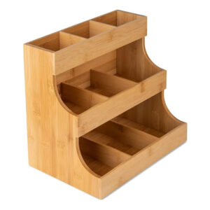 Vertical Tea Bag Organiser - Bamboo