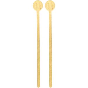 Disc Stirrers - Biodegradable Wood - 20cm (8")