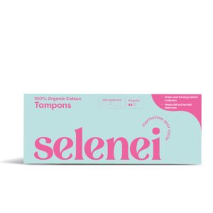 Selenei Organic Applicator - Regular Tampons 3 per pack 24 per case