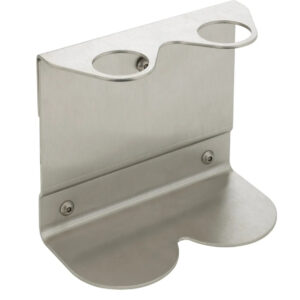 Brushed Stainless - 300ml Twin Bottle Holder