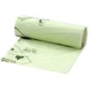 Bin Liners - Compostable - Green - 240L - 1 roll of 10 bags