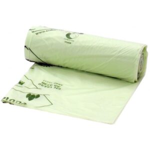 Bin Liners - Compostable - Green - 240L - 1 roll of 10 bags