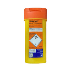 Sharpsguard Orange 0.6 Container - 1 box of 48 units